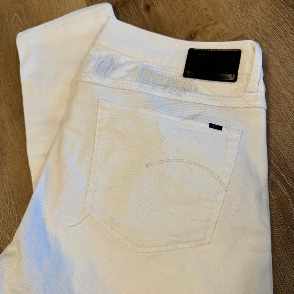G-Star Women's Skinny Jeans - Cream